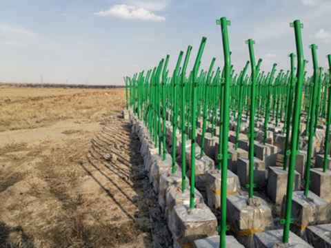 隔离栅立柱施工